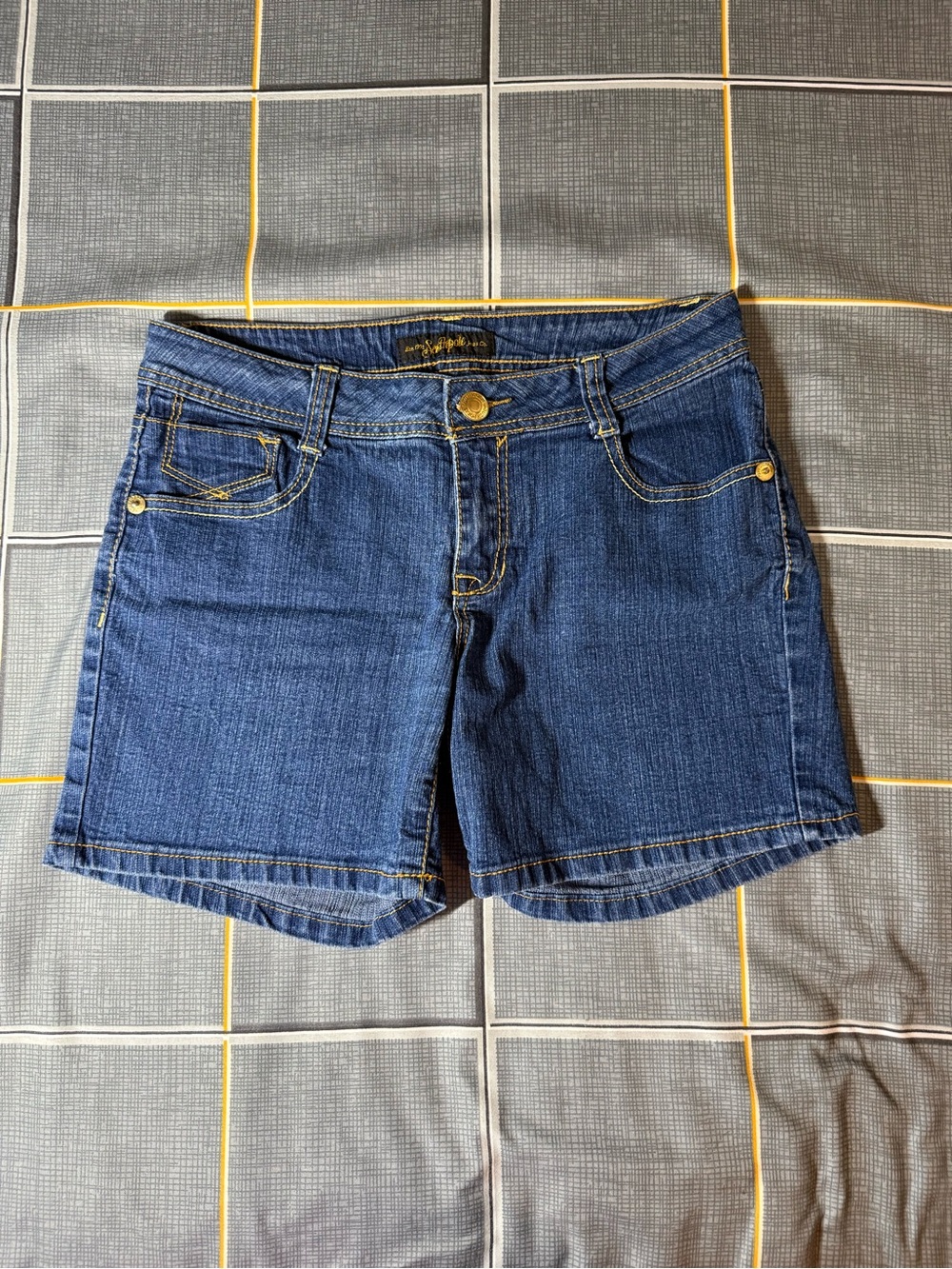 🩳💛Southpole Jeans Co Dark Blue Denim Shorts Junior Size 9